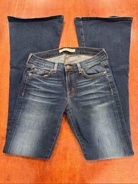 J Brand Low Rise Martini Flare Jeans